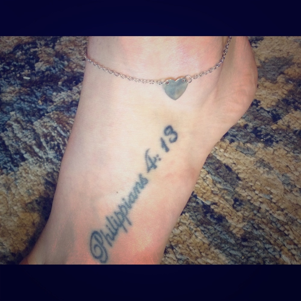 ❤️ Silver Heart Anklet